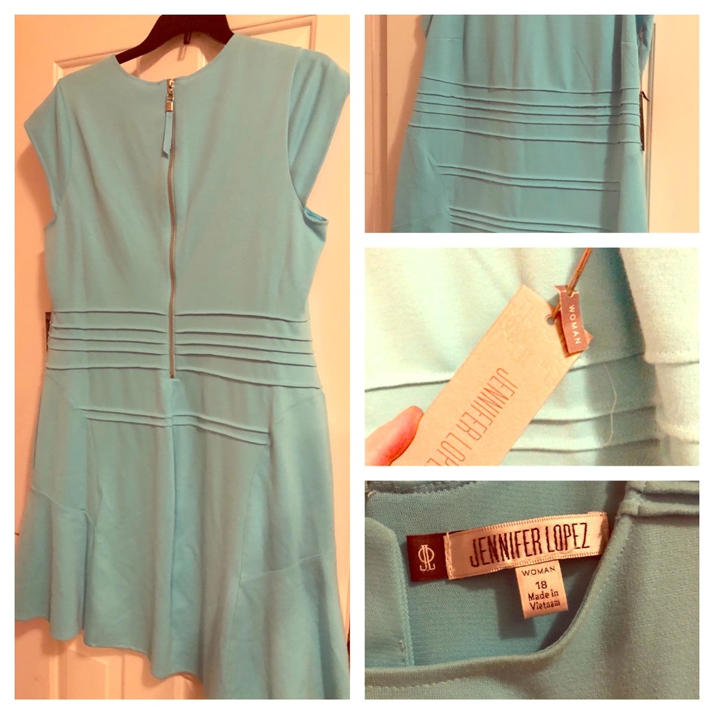 Beautiful Jennifer Lopez Midi Sleeveless dress